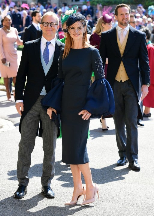 Sarah Rafferty at royal wedding