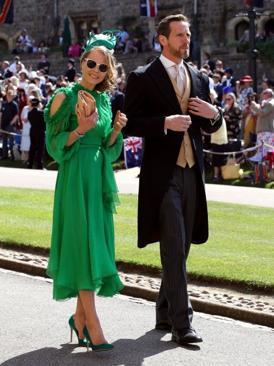 Caroline and Will Greenwood at royal wedding