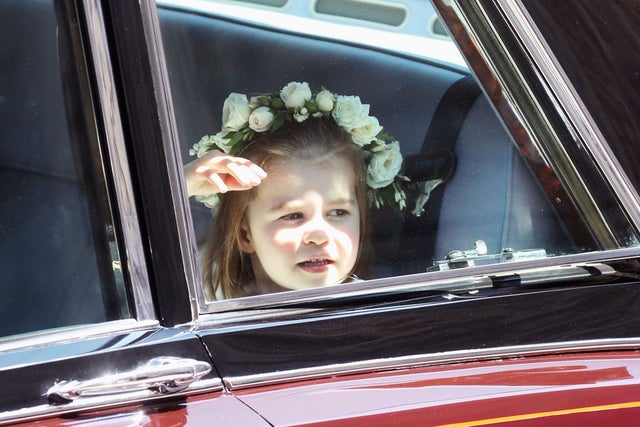 Princess Charlotte at royal wedding