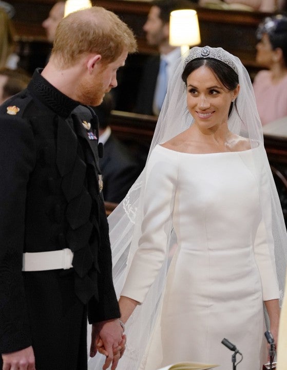 Prince Harry and Meghan Markle at wedding