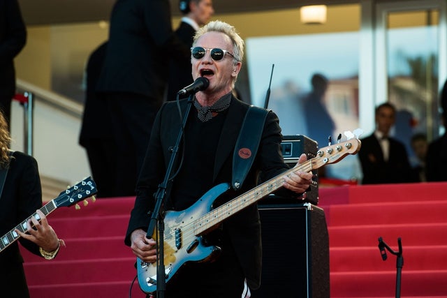 Sting at cannes