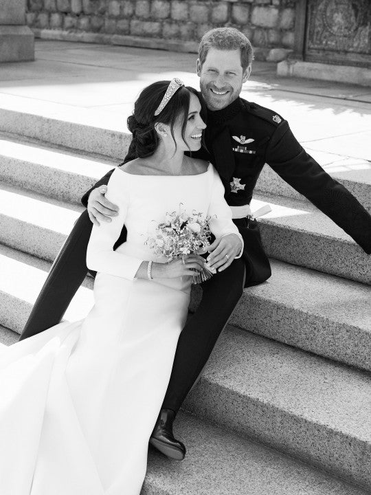 Meghan Markle Prince Harry official wedding photo