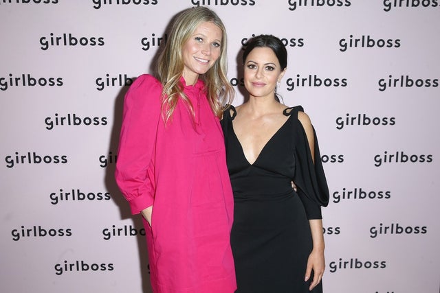 Gwyneth Paltrow and Sophia Amoruso at GirlBoss rally