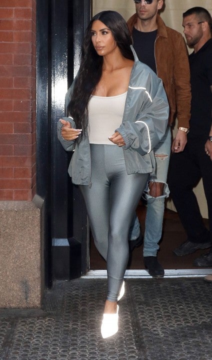 Kim Kardashian leaves hotel room in NYC