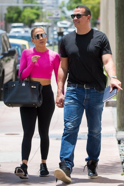 Jennifer Lopez and Alex Rodriguez in Miami