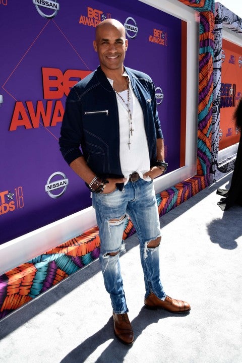 Boris Kodjoe at the 2018 BET Awards in LA on June 24