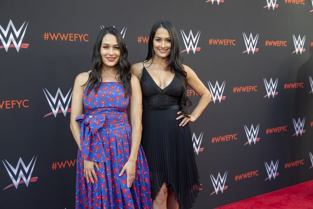 Bella twins at wwe fyc event