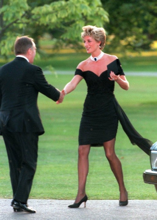 Princess Diana black revenge dress