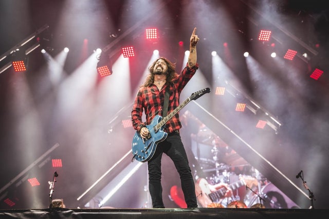 Dave Grohl onstage in Berlin