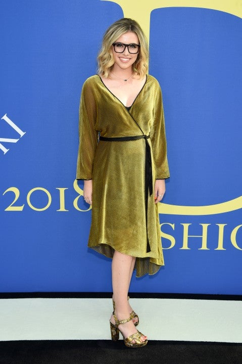 Delaney Tarr at the 2018 CFDA Fashion Awards