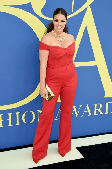 Candice Huffine at the 2018 CFDA Fashion Awards