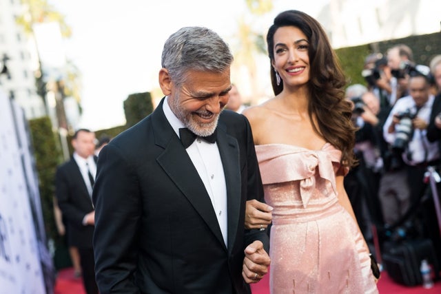 George and Amal Clooney at AFI tribute