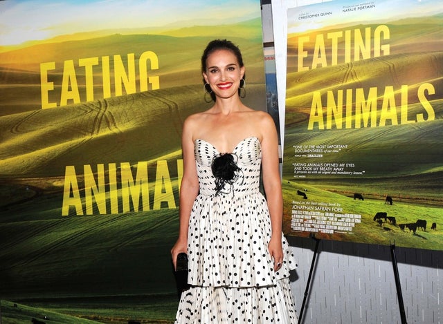 Natalie Portman attends a screening of 'Eating Animals' in New York City on June 14