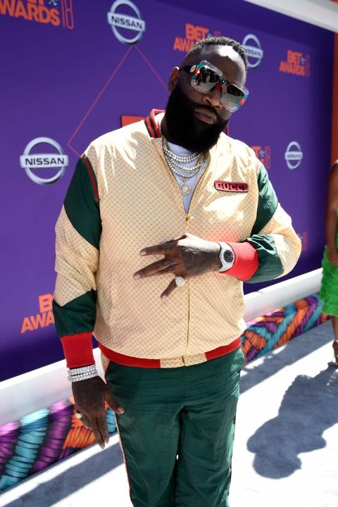 Rick Ross at the 2018 BET Awards in LA on June 24