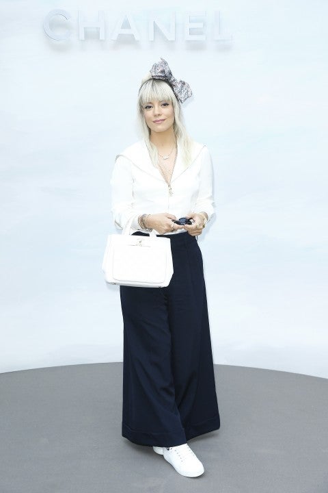 Lily Allen at Chanel show