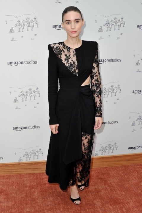 Rooney Mara black Givenchy dress