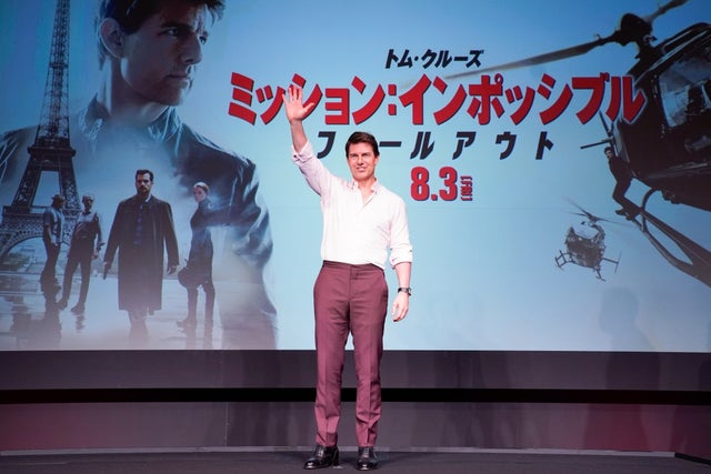 Tom Cruise Tokyo, Japan Mission Impossible