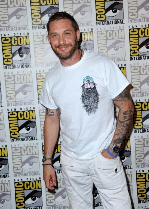 Tom Hardy at San Diego Comic-Con on July 20, 2018