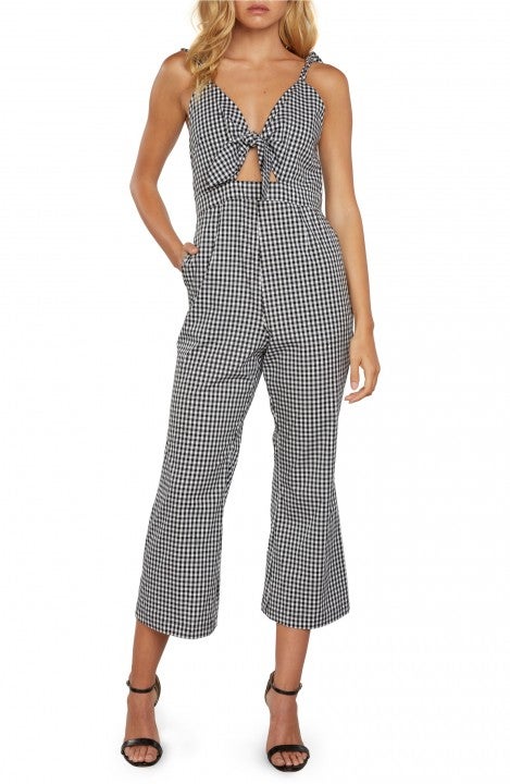 Willow and Clay gingham jumpsuit