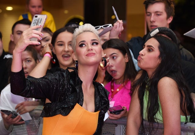 Katy Perry in Melbourne with fans