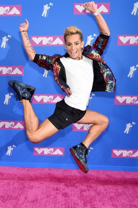 Frankie Grande at 2018 vmas