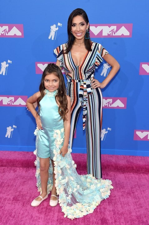 Farrah Abraham and daughter at 2018 vmas