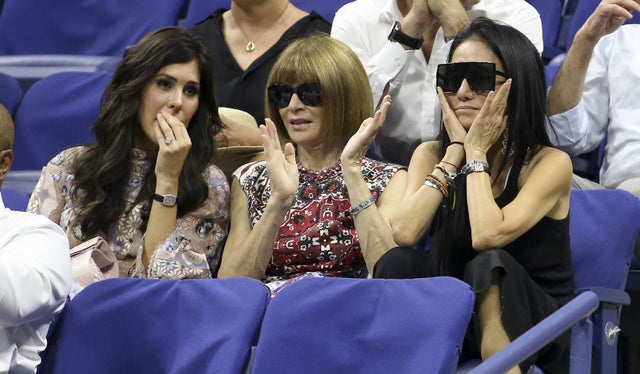 Anna Wintour and Vera Wang at US Open
