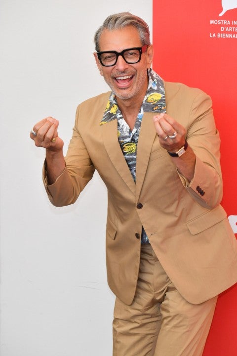 Jeff Goldblum at venice film festival 