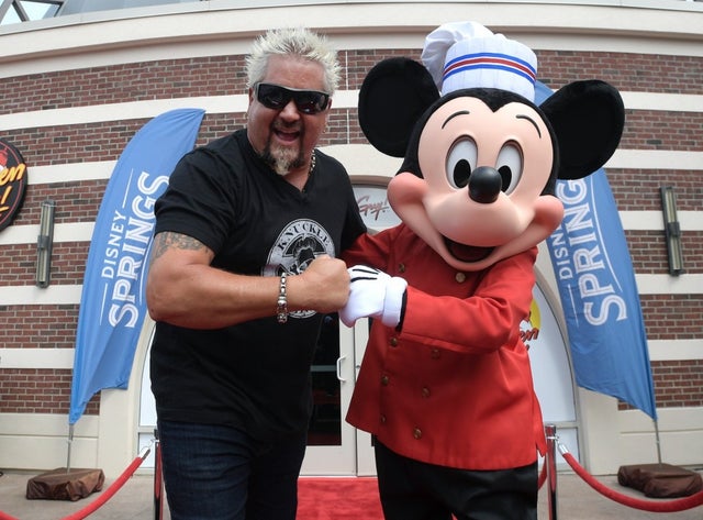 Guy Fieri and Mickey Mouse