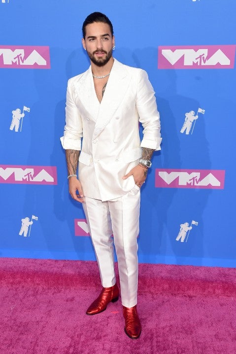 Maluma Turned the VMA's Stage Into a Paris Fashion Week Preview