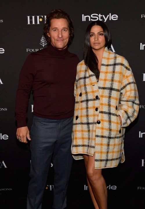 Matthew McConaughey and Camila Alves at tiff 2018 party