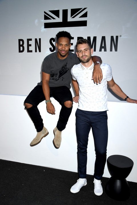 Nick Viall and Wills Reid at the launch party for a new store in New York City on Sept. 5