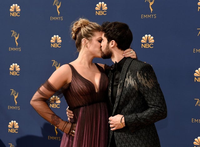 Darren Criss and Mia Swier Emmys 2018