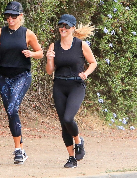 Reese Witherspoon on a run in LA