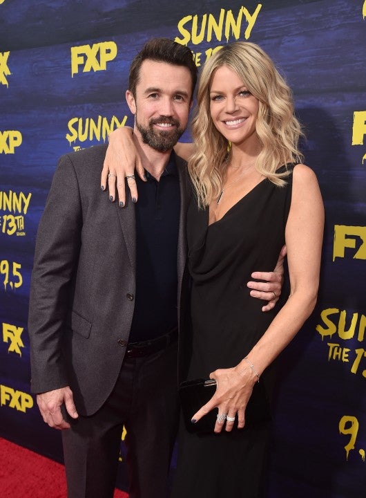Rob McElhenney and Kaitlin Olson at the s13 premiere of FXX's 'It's Always Sunny In Philadelphia'