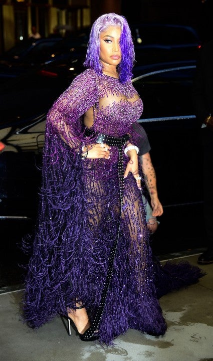 Nicki Minaj at fashion awards