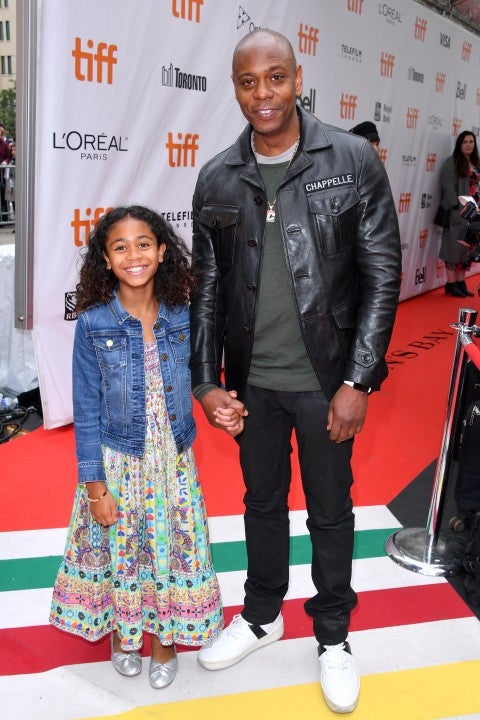 Dave Chappelle and daughter Sonal at TIFF 2018