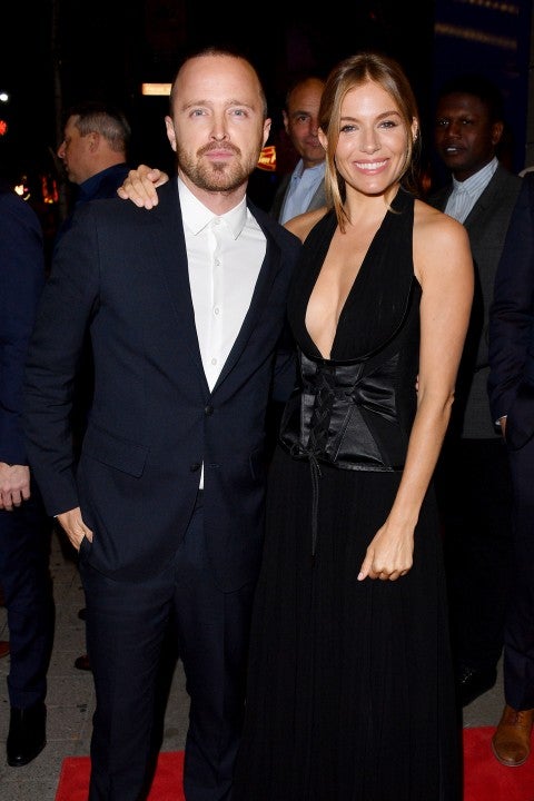 Aaron Paul and Sienna Miller at American Woman premiere