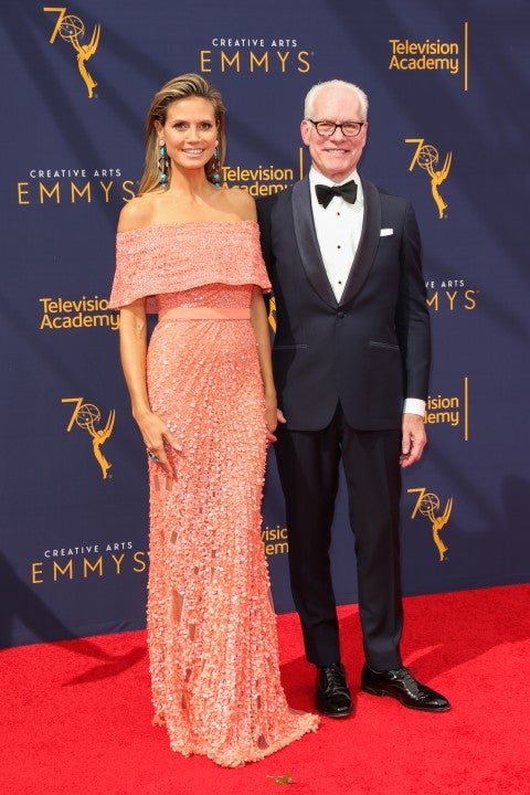 Heidi Klum and Tim Gunn at the 2018 Creative Arts Emmy Awards - Day 2