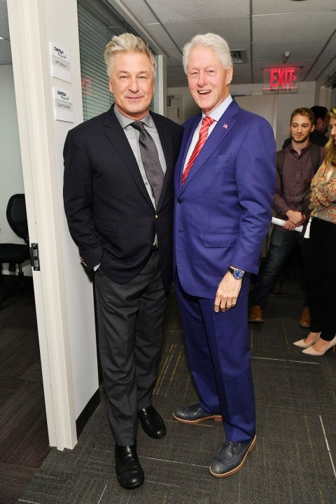 Alec Baldwin and Bill Clinton