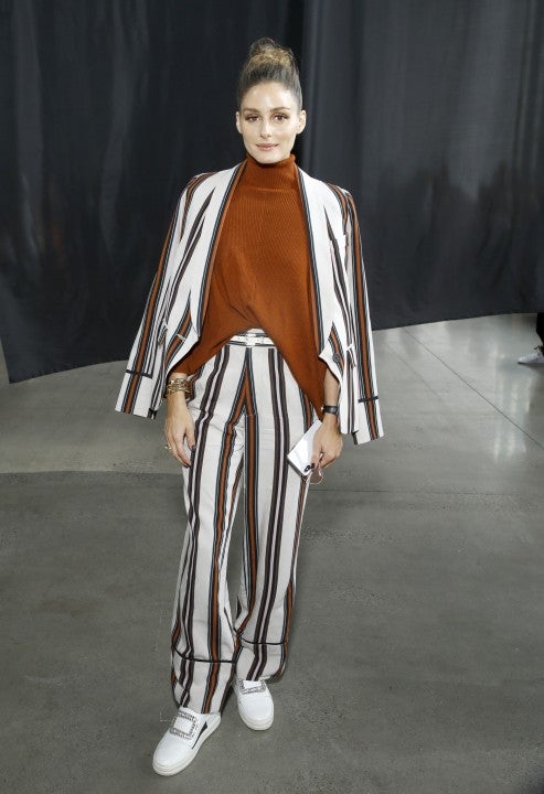Olivia Palermo attends the Sally LaPointe show