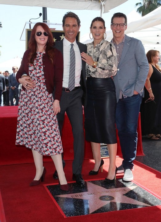 Will & Grace cast at Eric McCormack's hollywood walk of fame ceremony