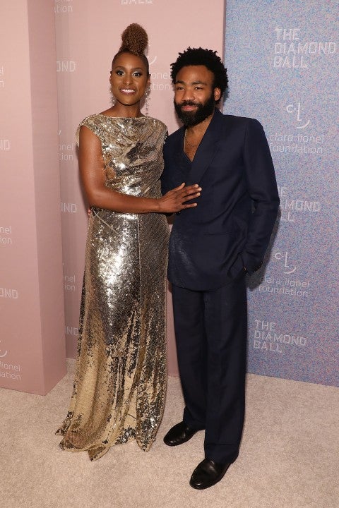 Issa Rae and Donald Glover at Diamond Ball