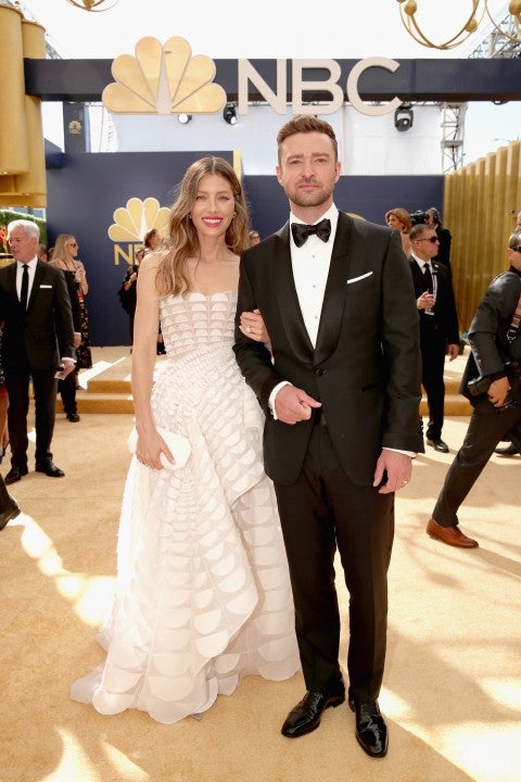 Jessica Biel and Justin Timberlake 2018 Emmys