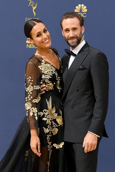 Joseph Fiennes and Maria Dolores Dieguez  Emmys 2018