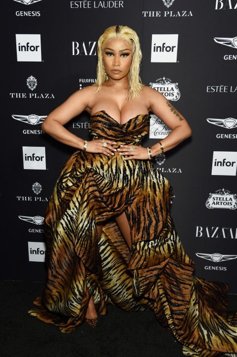 Nicki Minaj Harper's Bazaar Event