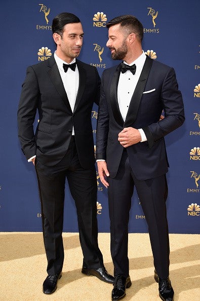 Ricky Martin and Jwan Yosef Emmys 2018