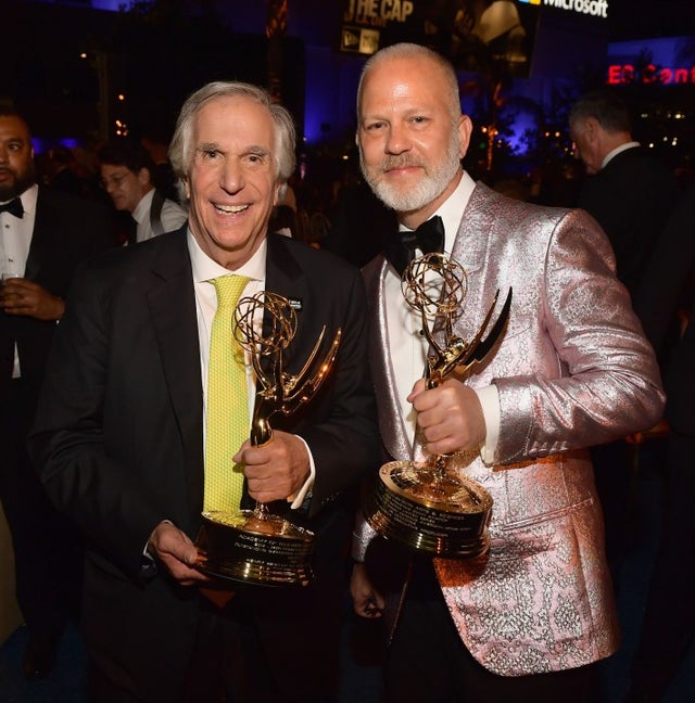 Ryan Murphy and Henry WInkler Governors Ball Emmys 2018