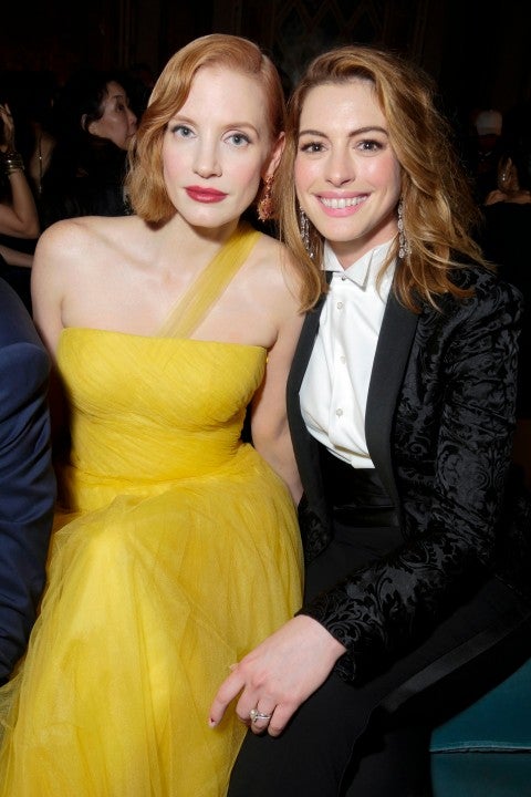 Jessica Chastain and Anne Hathaway