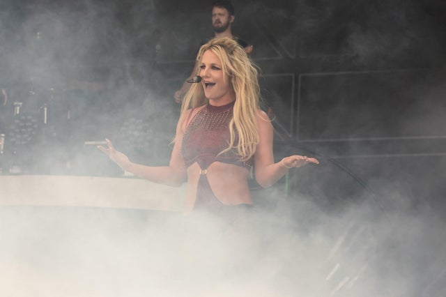 Britney Spears performs at Grand Prix